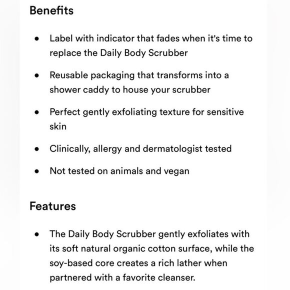 $4 🌸 Daily Concepts ~ Body Scrubber ~ NEW
FULL SIZE - Picture 2 of 8